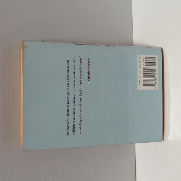 Jane Goyer So Dear to my Heart; Memories of a Gentler Time Hardback Book 1990 - Picture 2 of 11